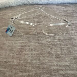 Wayfarer Clear Transparent Frame Clear Lens Glasses UV400 New